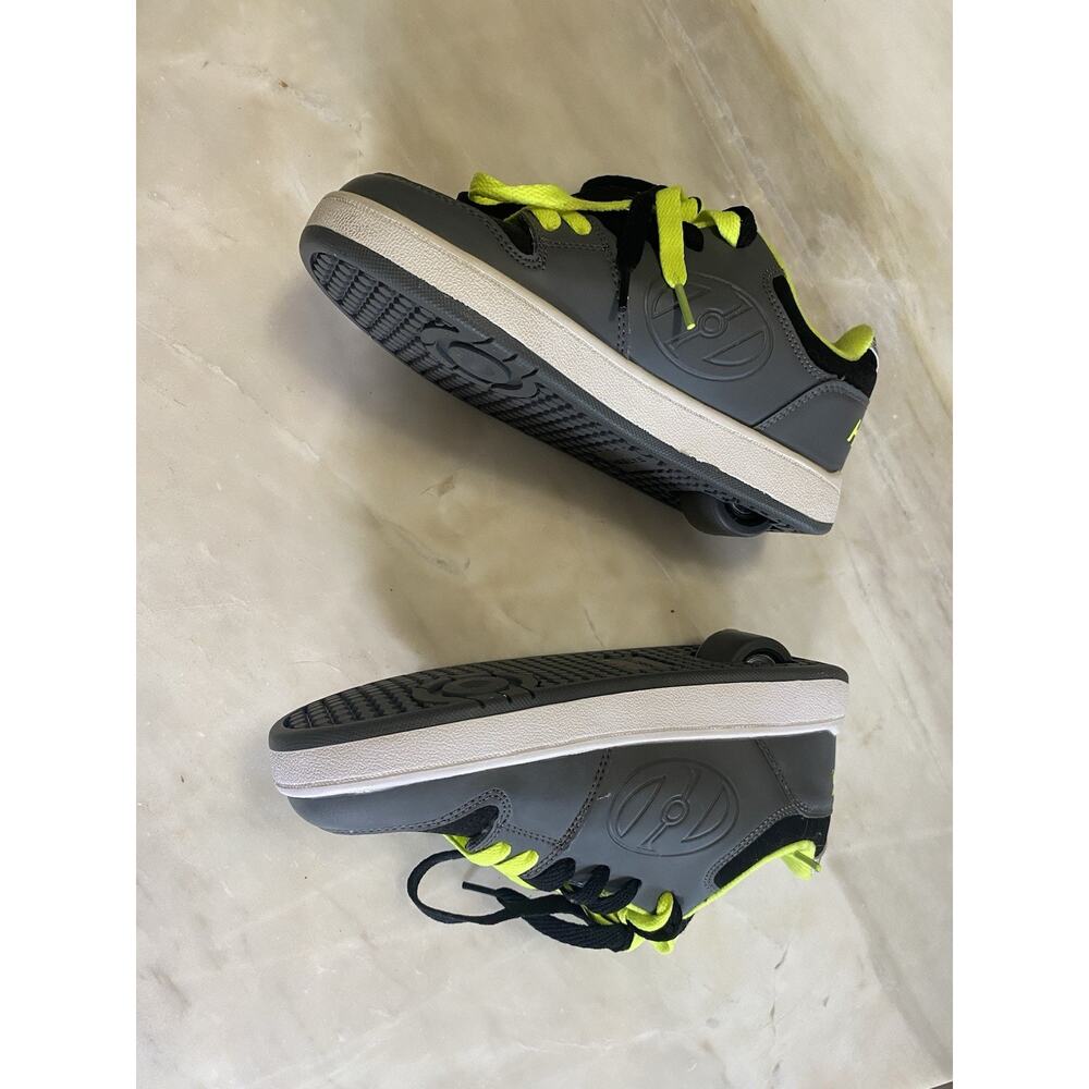 Heelys Kids Skate Shoes Sz 5 Propel 2.0 Gray Black Yellow new in box - Picture 3 of 6